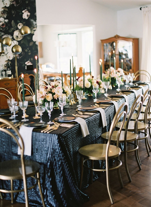 An Elegant Floral Dinner Party for A th Birthday - Inspired By This